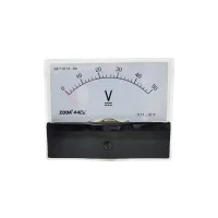 1PC 44C2-V 10V 30V 50V 100V 150V Panel Gauge Voltage Current 100x80MM Voltmeter Voltimetro