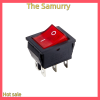 Samurry ✨Hot Sale✨ Car 1pcs KCD4 Black Rocker Switch สวิทช์เปิด-ปิด3ตำแหน่ง6 Pins The arrowis RESET 16A 250VAC/ 20A 125VAC