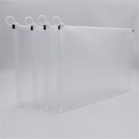 ✗♦● A4/A5 Transparent File Bag Thickened Frosted Zipper Bag Student Test Special Pencil Pen Storage Folders School Office Supplies