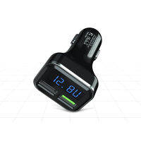 QC 3.0 Fast Dual USB Car Charger จอแสดงผล LED Quick Charge 3.0 Car Charger ศัพท์มือถือ Auto Charger สำหรับ Samsung