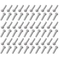 M2 x 8mm 304 Stainless Steel Phillips Pan Head Screws Bolt 240Pcs