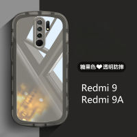 เคสโปร่งใสสำหรับ Redmi 9 Redmi 9A Redmi 9C กันกระแทกป้องกันตกปกป้องกล้องซิลิโคนนิ่มฝาครอบด้านหลัง