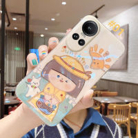 KONSMART เคสโทรศัพท์สำหรับ OPPO Reno10 5G 10 Pro 5G 10 Pro + 5G ใหม่ล่าสุด2023 Blu-ray Sunshine Girl เคสใส่โทรศัพท์ซองนุ่มกันกระแทกสำหรับ OPPO Reno8 T 5G 4G Reno8 Z 5G 8 5G G Reno7 Z 5G 7 Pro 5G 7 5G Reno6 Z 5G 6 Pro 5G 6 5G