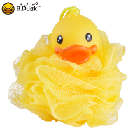 B.duck Little Yellow Duck Bath Ball การ์ตูนน่ารัก Bath Ball Baby Bath Flower Rub Back Bubble Bath Towel