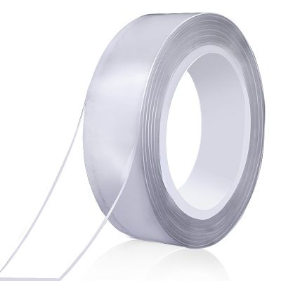 △✓♘ 1/2/3/5M Nano Tape Double Sided Tape Transparent Reusable Waterproof Adhesive Tapes Cleanable Kitchen Bathroom Supplies Tapes