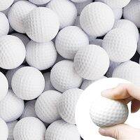 New Brand Free Shipping 20 pcs/bag White Indoor Outdoor Training Practice Golf Sports Elastic soft PU Foam Balls