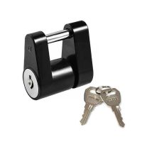 Trailer Hitch Coupler Lock Heavy-Duty Hook Lock Anti-theft Padlock Security Trailer Repalcement Protector Coupler Parts Dur Z2Q1 Trailer Accessories