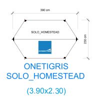 กราวชีท แผ่นรองเต็นท์ Solo HomeStead ตรงรุ่น