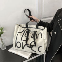 Large Capacity Bag Fashion Letter Womens Bag Shopping Bag Canvas Bag