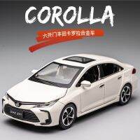 Simulation 1/30 Toyota Corolla Alloy Diecast Car Model Collection Pull Back Vehicle Children Toy Car Decoration Kids Gifts