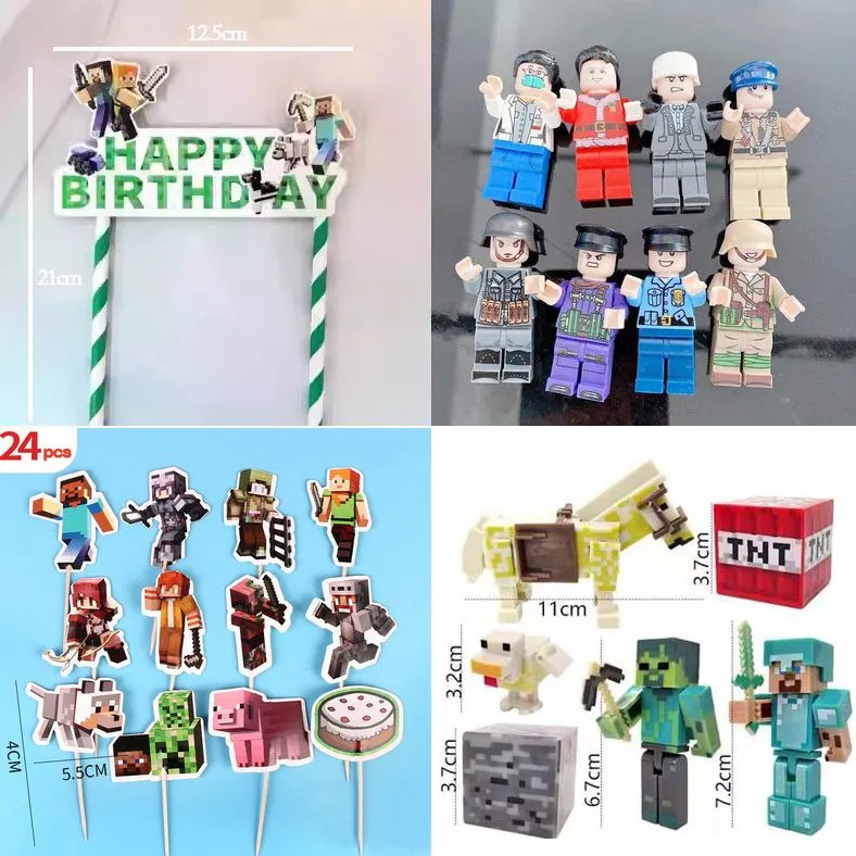 Lego Minifigures Minecraft roblox both RM5