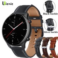 22mm Watch Strap For Huami Amazfit GTR 2 2E Genuine Leather Band gtr2 GTR 47mm Stratos 3 2 Strap Bracelet Watchband Wristband