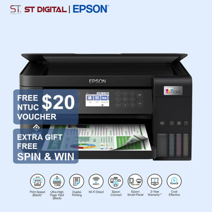 [Singapore Warranty] Epson EcoTank L6260 L 6260 Replacement of L6160