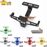 CK CATTLE KING CNC Adjustable License Number Plate Frame Holder Bracket For APRILIA RS125 RSV4 Fairing Kit RSV 1000 Tuono Shiver