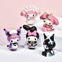 5 ชิ้นชุด Sanrio ตุ๊กตารูปการ์ตูนอะนิเมะ 3-4 เซนติเมตร Kawaii Kuromi Melody อุปกรณ์เสริมรุ่นของเล่นเด็กของขวัญแอ็คชั่นงานอดิเรกของขวัญ