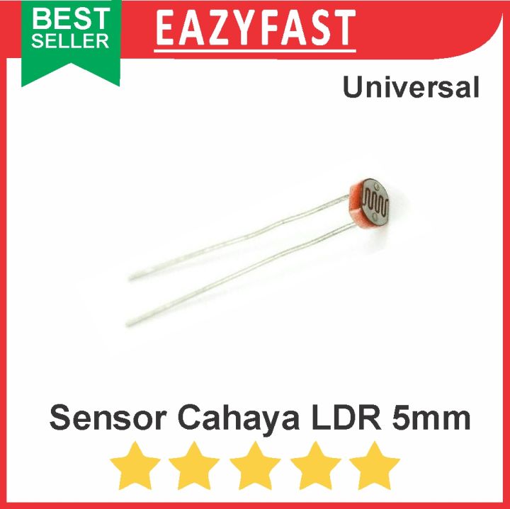 Photoresistor 5mm Ldr Light Dependent Resistor Sensor Cahaya Lazada Indonesia 