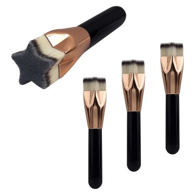 【cw】 Pentagram Shaped Brush Head Makeup Brushes Large Foundation Powder Concealer Blush Professional Face Make Up Tools