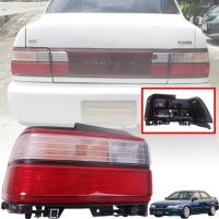 โคมไฟท้าย เสื้อไฟท้าย ข้างซ้าย รุ่น โตโยต้า โคโรล่า TOYOTA COROLLA AE101 AE102 ปี 1992-1995 ( สามห่วง ) ไม่รวมชุดหลอดไฟ และสายไฟ สีแดง ขาว