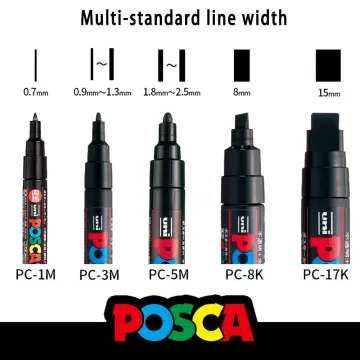 Uni Posca Marker Pen Complete Kit Professional Painting Pop