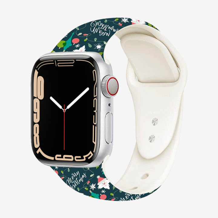 กิ๊ฟคริสต์มาส-สาย-สำหรับ-apple-watch-series-7-สาย-45mm-41mm-สายซิลิโคน-สำหรับ-apple-watch-7-6-se-5-4-3-2-1-cartoon-christmas-gifs