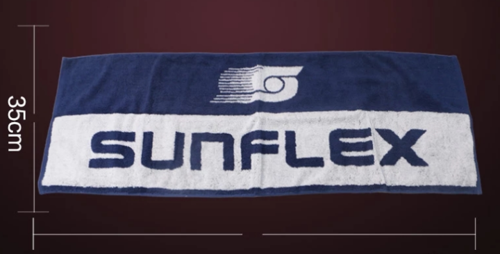 sunflex-ออกกำลังกายผ้าขนหนูดูดซับเหงื่อผ้าฝ้ายแท้เหงื่อทำความสะอาดผ้าขนหนูเหงื่อผ้าขนหนูกีฬาผ้าขนหนูอุปกรณ์ปิงปอง
