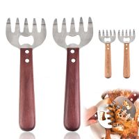 1/2Pcs Meat Shredding Claws Stainless Steel Pork Meat Shredder Fork for BBQ Barbecue BBQ Fork Bear Claw Vegetable Slicer Cutters