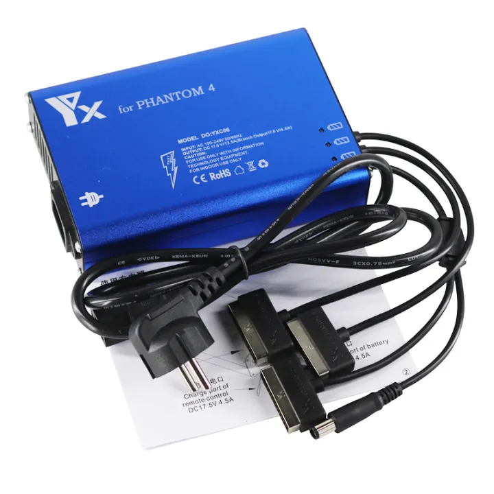 CWPhantom 4 battery & Controller Charger Smart charging For DJI