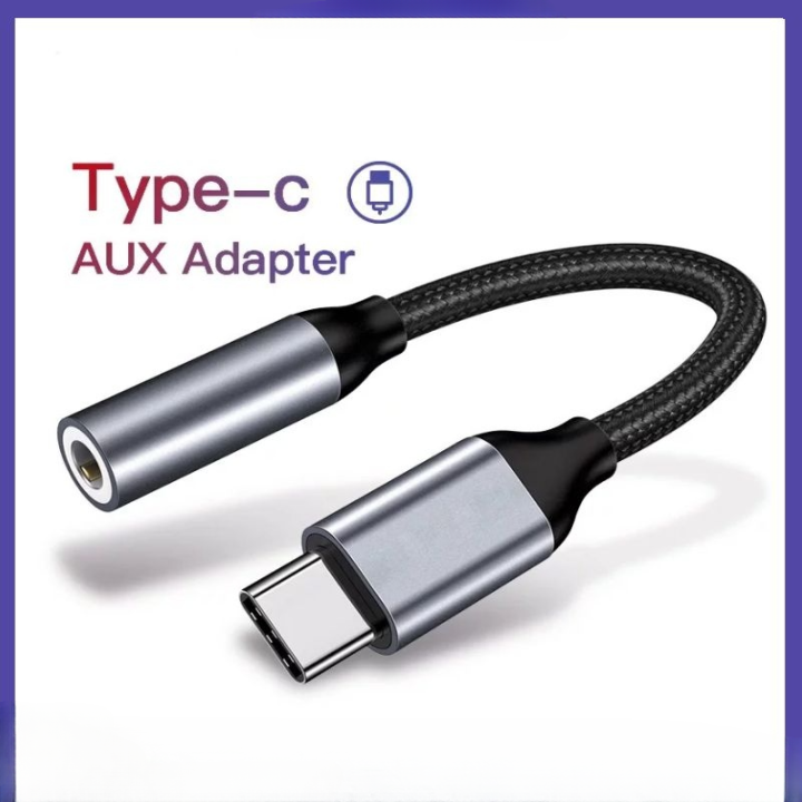 USB Type C to 3.5 MM Headphone Jack Adapter DAC TypeC 3.5MM Earphone