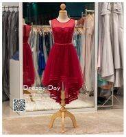 ชุดราตรีสั้น PF066-RED แดง