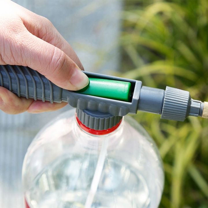 worth-buy-เครื่องมือรดน้ำในสวนหัวฉีดหัวสเปรย์แบบฉีดเองปั๊มอากาศแรงดันสูงแบบปรับได้อุปกรณ์สเปรย์-botol-minuman-สำหรับสวน