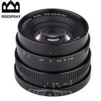 RISESPRAY 50มม. F1.8รูรับแสงขนาดใหญ่มาตรฐาน Prime APS-C Portrait Manual Focus เลนส์สำหรับ Canon NIKON Fuji Leica Sigma