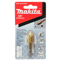 MAKITA รหัส B-30106 ดอก Countersink เคลือบ Titanium 5/8"x2" 5 คม 82 องศาก้าน MZ