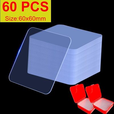 60x60mm Ultra-strong Double Sided Tape Waterproof Wall Stickers Home Appliance Improvement Resistant Tapes Transparent Nano Tape Adhesives Tape