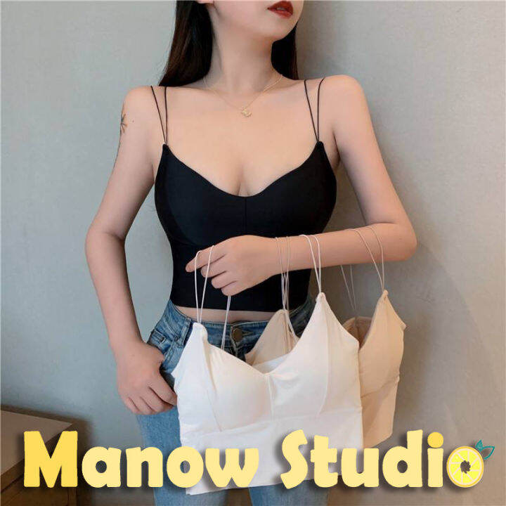 บราสายเดี่ยว-เสื้อกล้าม-สายเดี่ยว-บราสายเดี่ยวแบบสวม-1128-manow-studio