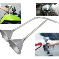 【CW】 Car Fill Funnel Iron Metal With Engine Transmission Fluid Steering