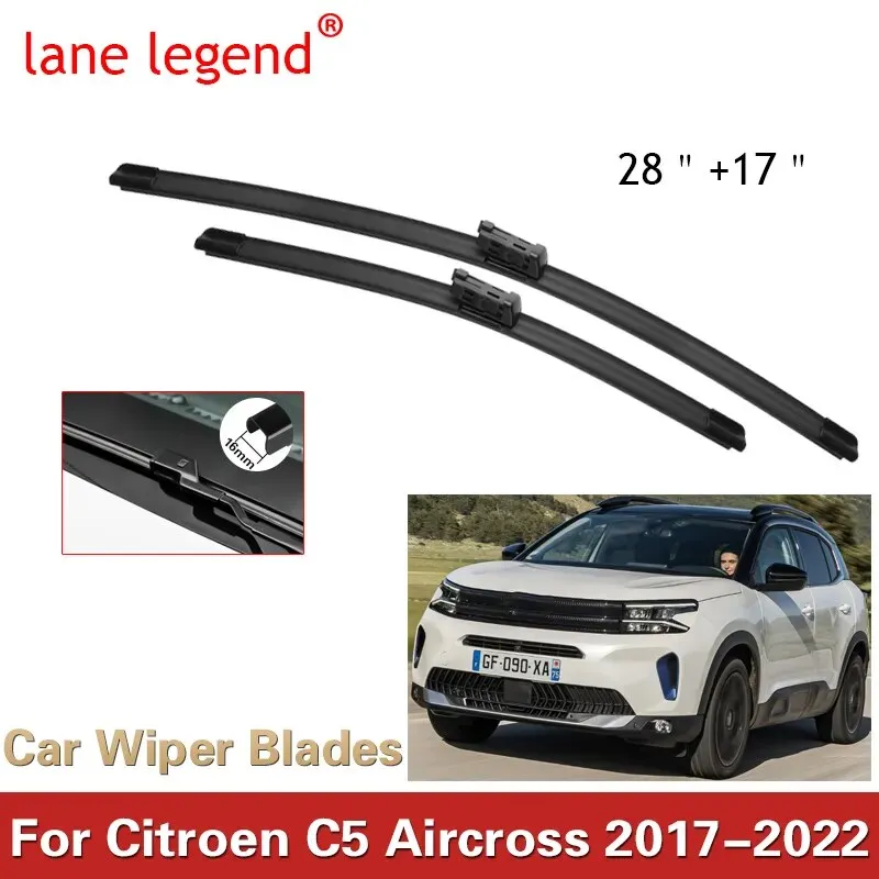 Car Front Wiper Blade For Citroen C5 Aircross C5aircross 2017 2018 2019  2020 2021 2022 Windscreen Windshield Accessories Brushes