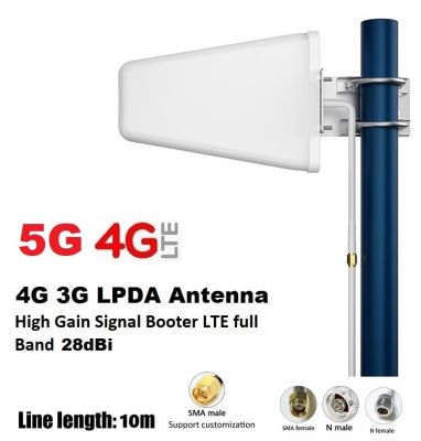 4G 5G Outdoor LPDA Antenna High Gain 690-3700MHz GSM 2G 3G 4G Log Periodic Antenna External Antenna