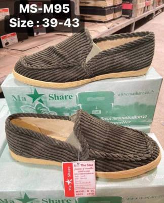 รองเท้าผ้าใบ สลิปออนลูกฟูก มาแชร์ [Ma💥Share] สินค้าขายดี    รุ่น M95 Size 39-43 พร้อมกล่อง
