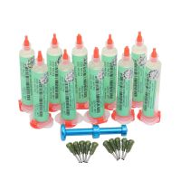 10cc AMTECH Soldering Paste NC-559-ASM-UV Soldering Oil Flux For PCB Chip Repair With Pusher