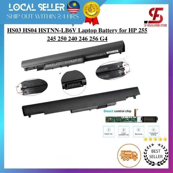 HS03 HS04 HSTNNLB6V Laptop Battery for HP 255 245 250 240 246 256 G4