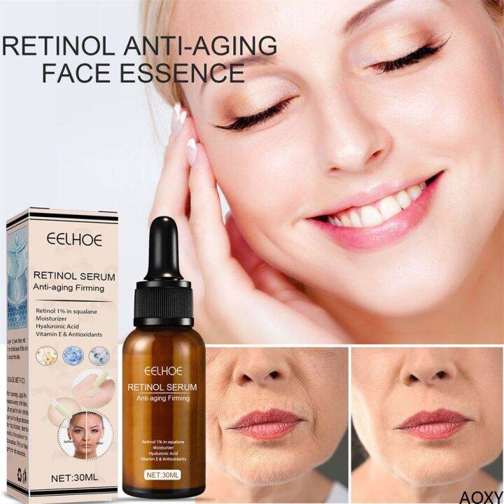 EELHOE Retinol Face Serum Anti Aging Facial Essence Remove Wrinkles ...