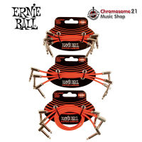 สายพ่วงเอฟเฟค Ernie Ball แบบเส้นแบน หัวแบน สีแดง ยาว 3 นิ้ว , 6นิ้ว, 12นิ้ว