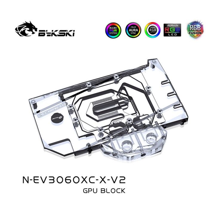 bykski-gpu-water-cooling-block-สำหรับ-evga-rtx-3060ti-xc-full-cover-water-cooling-cooler-พร้อมแผ่นหลัง-n-ev3060xc-x-v2