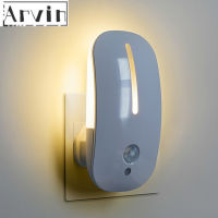 Original 110V 220V LED Night Light รีโมทคอนลอินฟราเรด Body Motion Sensor Smart Home Night โคมไฟเปิดปิดอัตโนมัติ