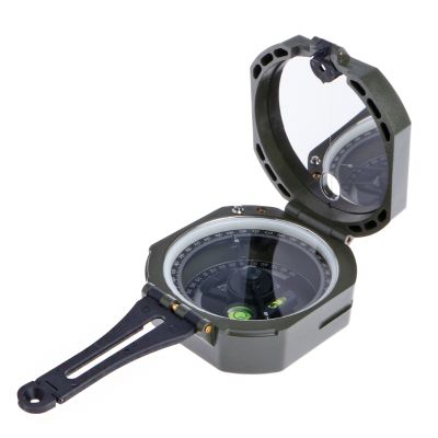 OOTDTY High Precision Magnetic Pocket Transit Geological Compass Scale 0-360 Degrees