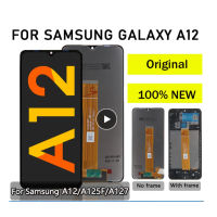 จอแสดงผลเดิมสำหรับ A12 Samsung Galaxy A125F A127F หน้าจอดิจิตอลสัมผัสหน้าจอ LCD อะไหล่หน้าจอจอแอลซีดี Huawei