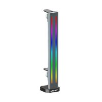 JEYI JEYI RGB GPU Graphics Card Support Bracket Aluminum Alloy Video Card Holder GPU Graphics Card Support Built-in 5V ARGB SYNC Lamp, Adjustable Height