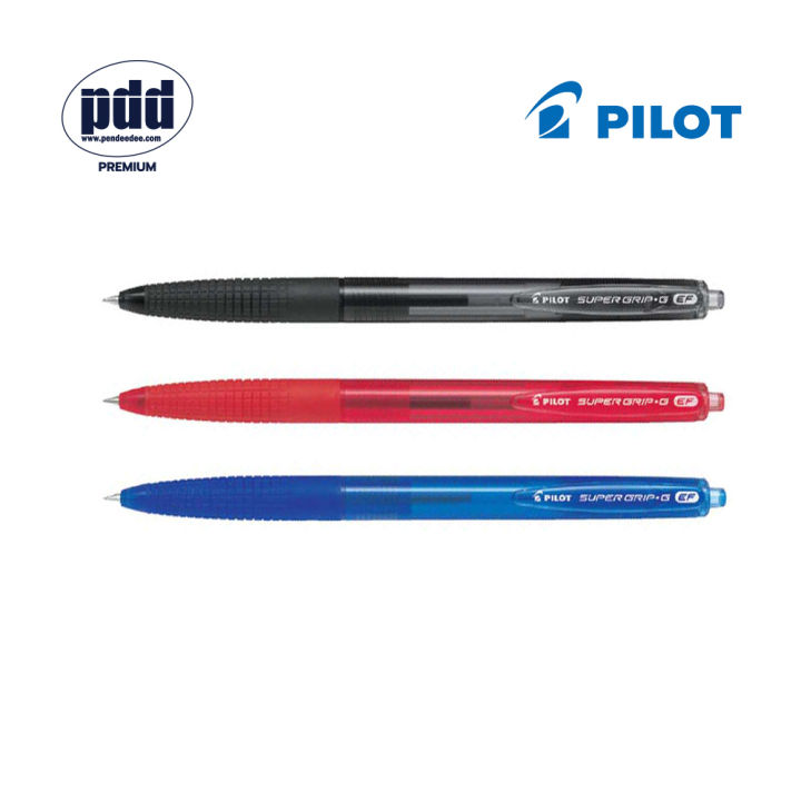 1-กล่อง-12ด้าม-ปากกาลูกลื่น-pilot-super-grip-g-retractable-pilot-super-grip-g-ballpoint-pen-0-5-0-7-1-0-mm-black-ink