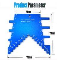 ความลึกของเราเตอร์2อิน1แอมป์; เครื่องวัดอลูมิเนียมเลื่อยงานไม้ Diy เครื่องมือทำเครื่องหมายปูกระเบื้องลามิเนตขนาดเลื่อยตารางเครื่องมือทั่วไป