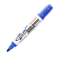 (KTS)ปากกาไวท์บอร์ด MONAMI ชนิดหัวกลม สีน้ำเงิน BM-500S